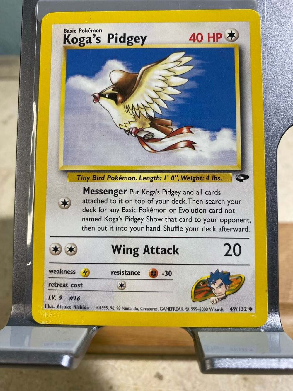 Pokémon Koga's Pidgey #49/132 Gym Challenge